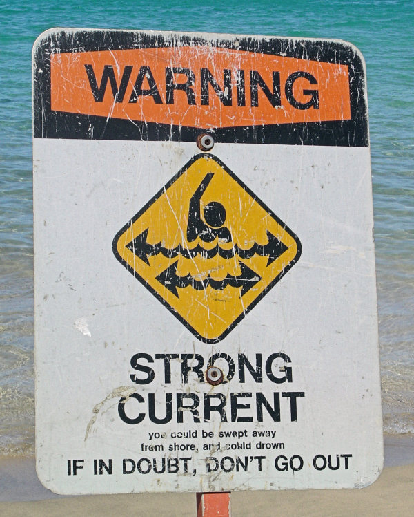 It\'s Dangerous to Swim at Kauai